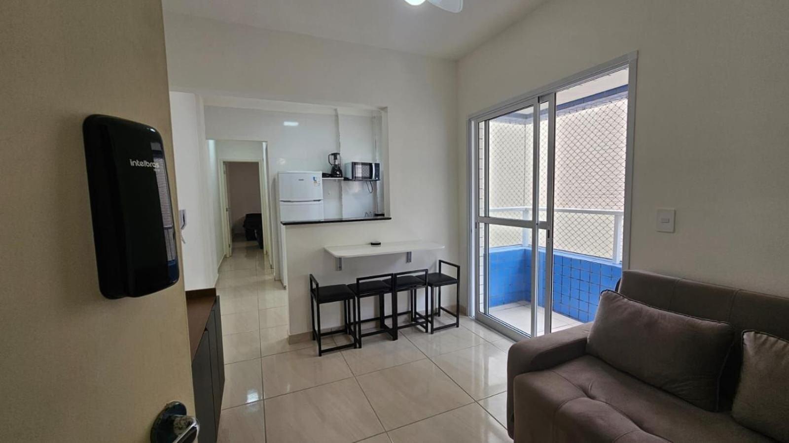 044 Aviacao Beira Mar - 1 - 10 Metros Da - Wi Fi 300mbps - Estacionamento Gratuito Apartamento Praia Grande (Santos)